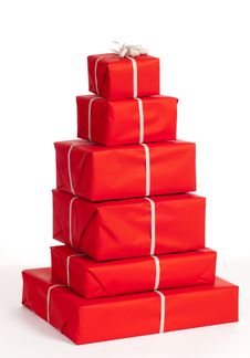Group Of Giftboxes Royalty Free Stock Images