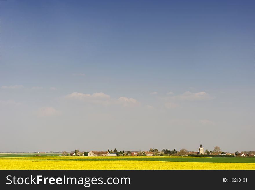 Landscape View Of France