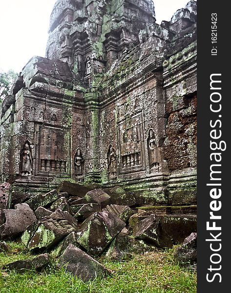 Ruined Temple, Cambodia