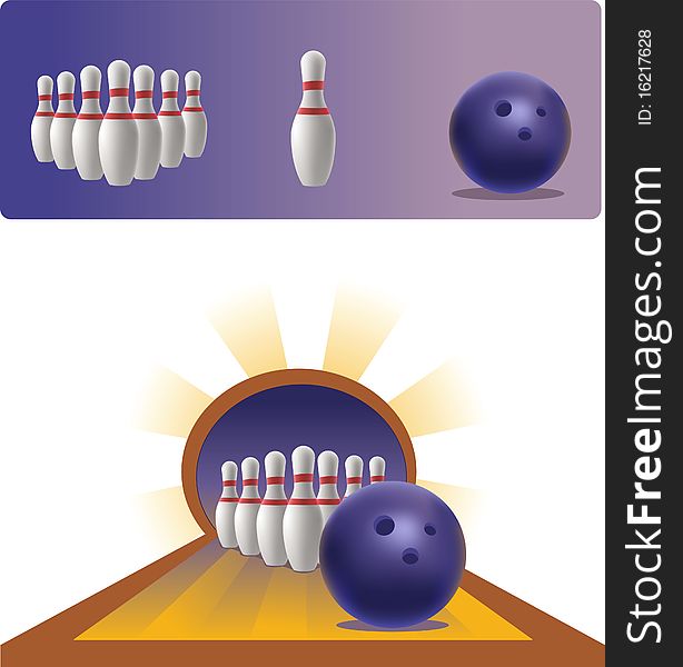 Illustration Of Bowling