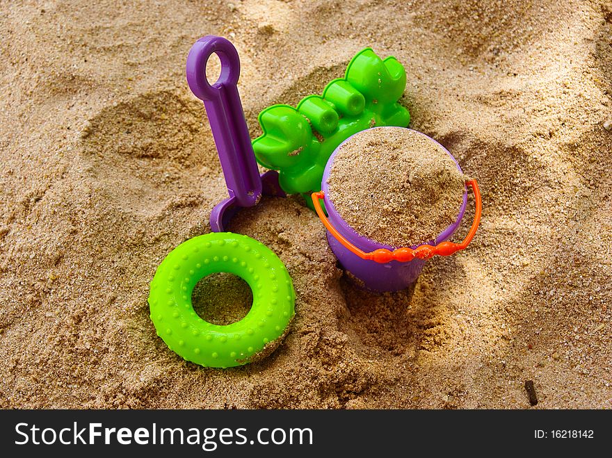 Toys In The Sand