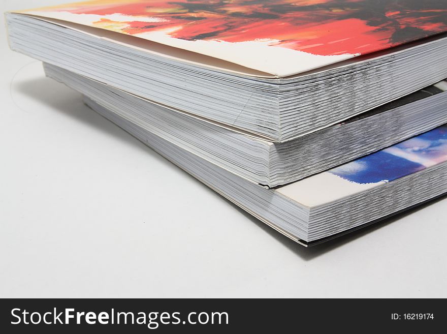 Stack of Interesting Story Books. Stack of Interesting Story Books.