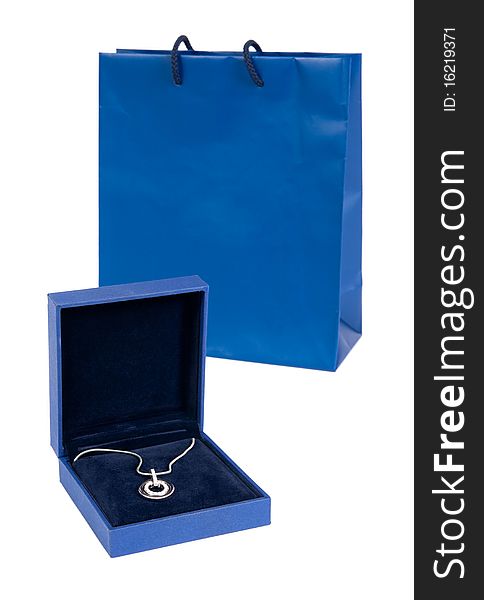 Necklace with gift bag