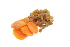 Peaches And Raisins Stock Photo