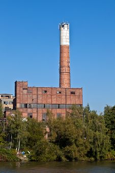 Old Abandoned Industrial Building Royalty Free Stock Images