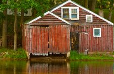 Boathouse Royalty Free Stock Photos Boathouse Royalty Free Stock Photos