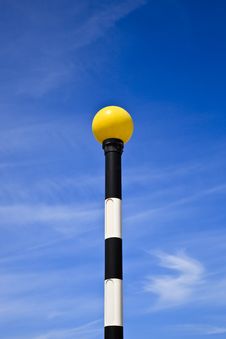 Zebra Pole Royalty Free Stock Photos Zebra Pole Royalty Free Stock Photos