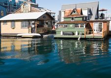 Float Homes Or Marina Village Stock Photography Float Homes Or Marina Village Stock Photography