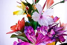 Artificial Flowers Stock Photo