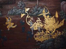 Art Thai Painting Royalty Free Stock Photo