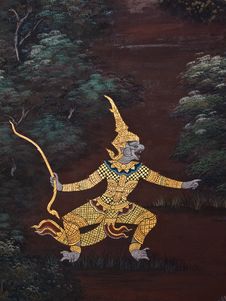 Art Thai Painting Royalty Free Stock Images