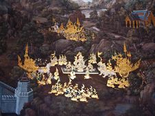 Art Thai Painting Stock Images