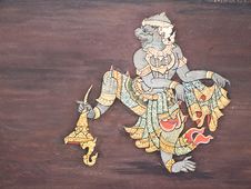 Art Thai Painting Stock Photography