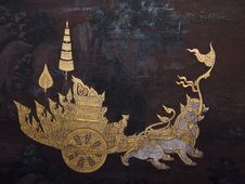 Art Thai Painting Stock Image
