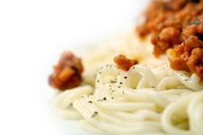 Fresh And Tasty Pasta With Meal Royalty Free Stock Photos Fresh And Tasty Pasta With Meal Royalty Free Stock Photos