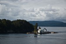 Beach House In Norway Royalty Free Stock Image Beach House In Norway Royalty Free Stock Image