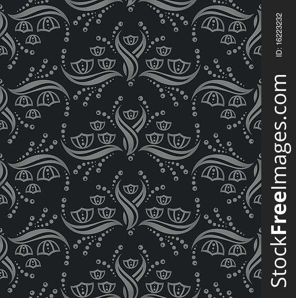 Seamless floral pattern,  format