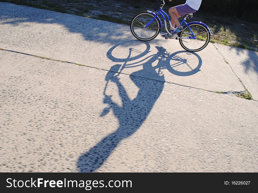 As the sun fell to the ocean we biked to the sea. As the sun fell to the ocean we biked to the sea.