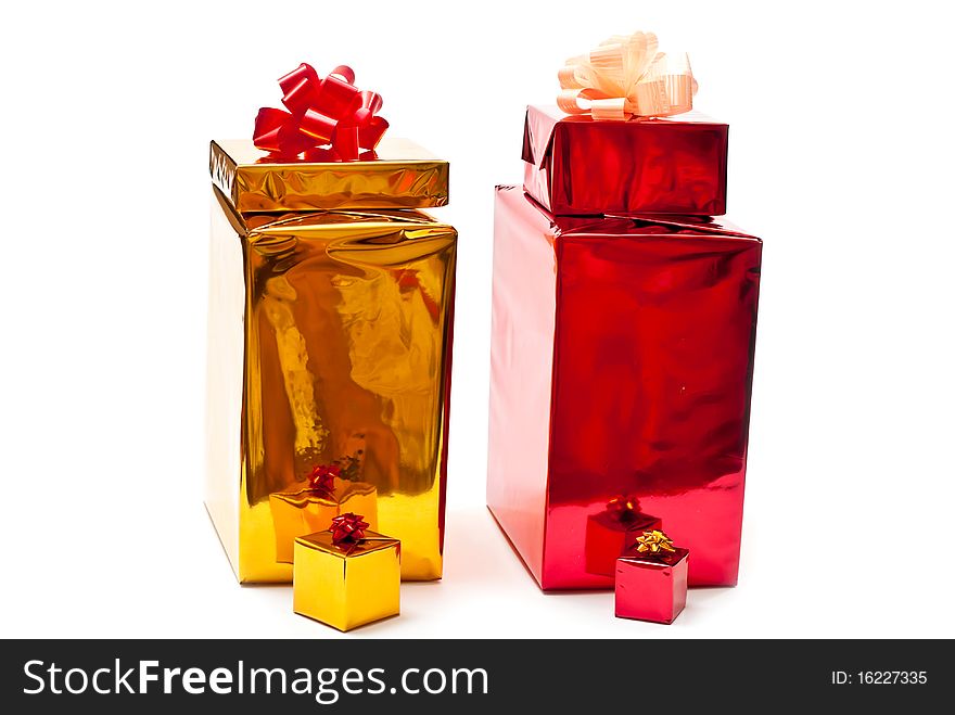 Yellow and red gifts