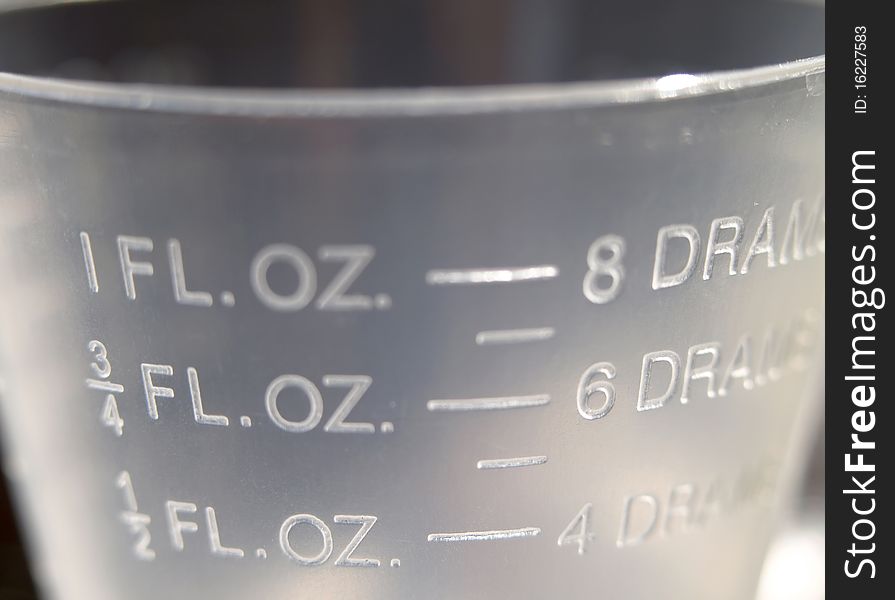 Closeup Shot Of Measuring Cup