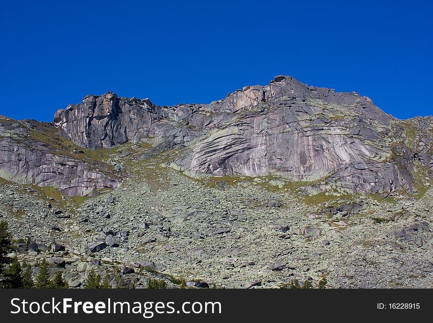 Mountain Landscape. Siberian Natural Park Ergaki