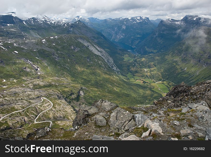 Norway, wild country with fjords. Norway, wild country with fjords