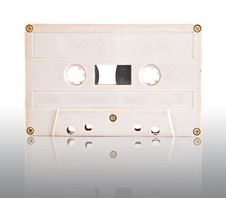 Audio Tape Cassette Stock Photo