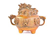 Old Brass Dragon Incense Burner Stock Image Old Brass Dragon Incense Burner Stock Image