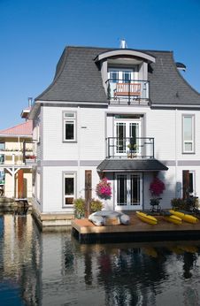 Float Homes Or Marina Village Royalty Free Stock Photo Float Homes Or Marina Village Royalty Free Stock Photo