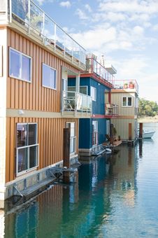 Float Homes Or Marina Village Royalty Free Stock Photos Float Homes Or Marina Village Royalty Free Stock Photos