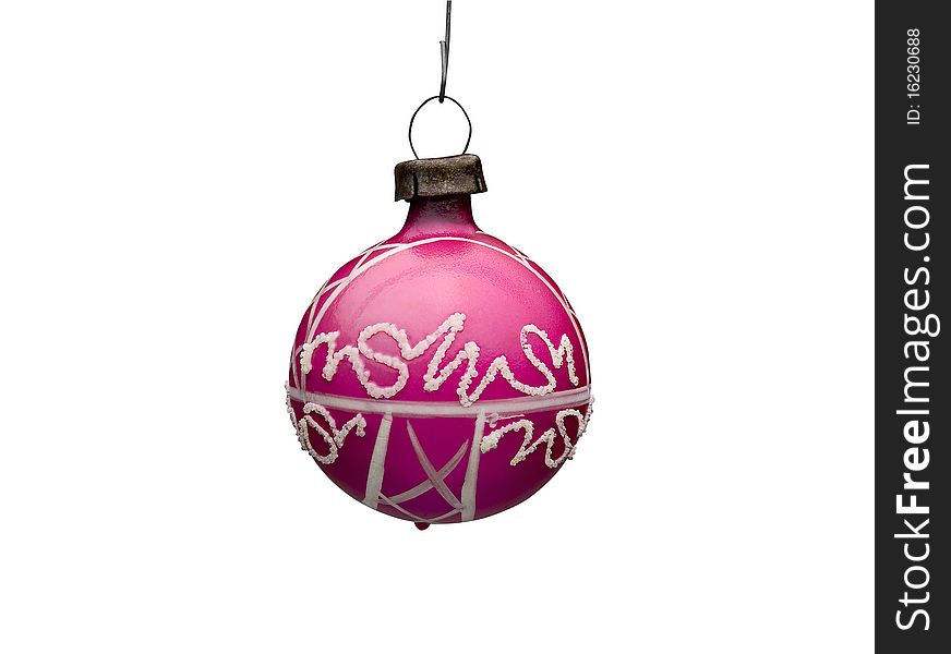 Old Christmas Ornements (clipping Path)