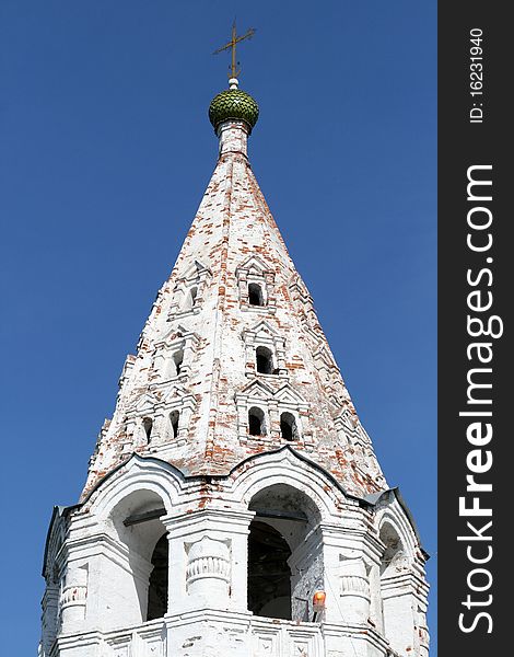 Bell tower in Yuriev-Polsky