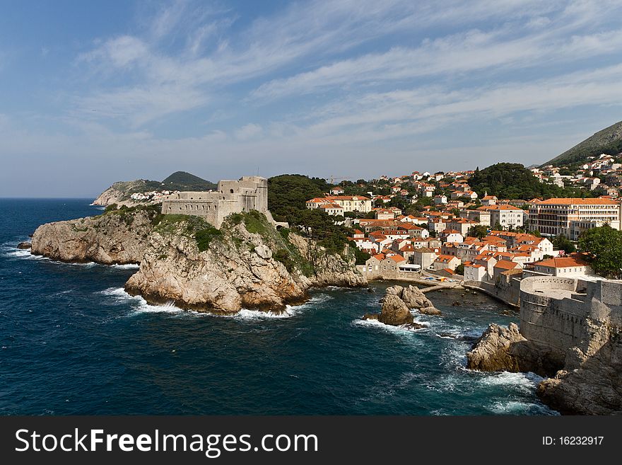 View of old city Dubrovnik