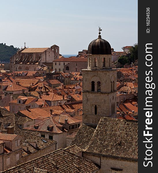 View of Old City of Dubrovnik