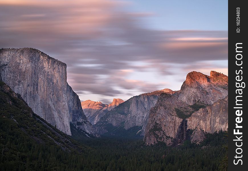 Landscapes from Yosemite National Park in California, USA