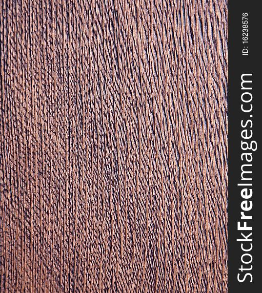 Brown wood texture, close-up photo