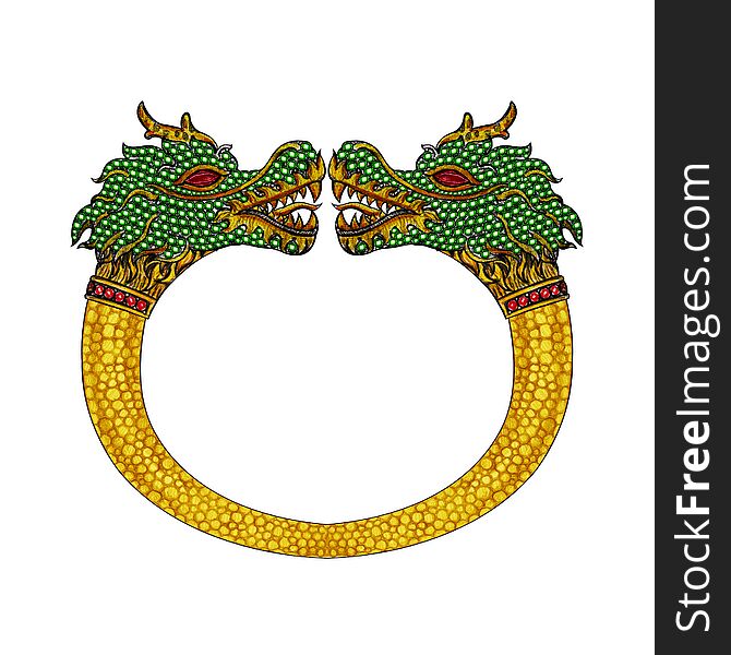 Jewelry Design Fantasy Dragon Bangle.