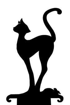 Weather Vane Cat Royalty Free Stock Photography