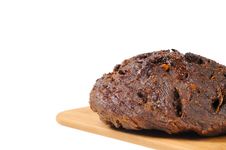 Roast Beef On A Wooden Board Stock Image