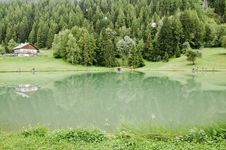The Village Of Le Praz, Close To The Vanoise NP Royalty Free Stock Photos The Village Of Le Praz, Close To The Vanoise NP Royalty Free Stock Photos
