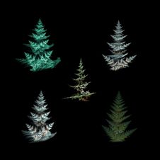 Abstract Christmas Trees Stock Photo Abstract Christmas Trees Stock Photo