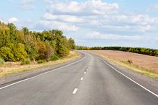 Turn On Highway Royalty Free Stock Photo Turn On Highway Royalty Free Stock Photo