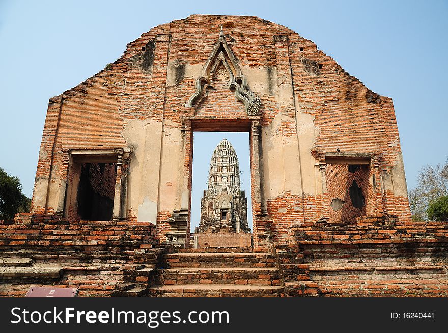 Ayutthaya Hitorical Park in Thailand