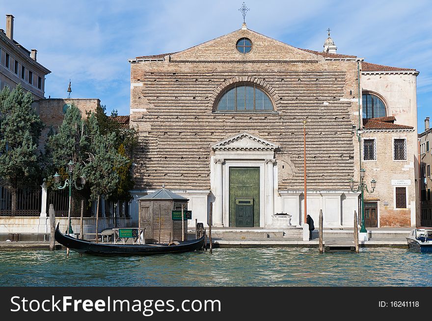 Santa Marcuola Church Located At Venice, Italy