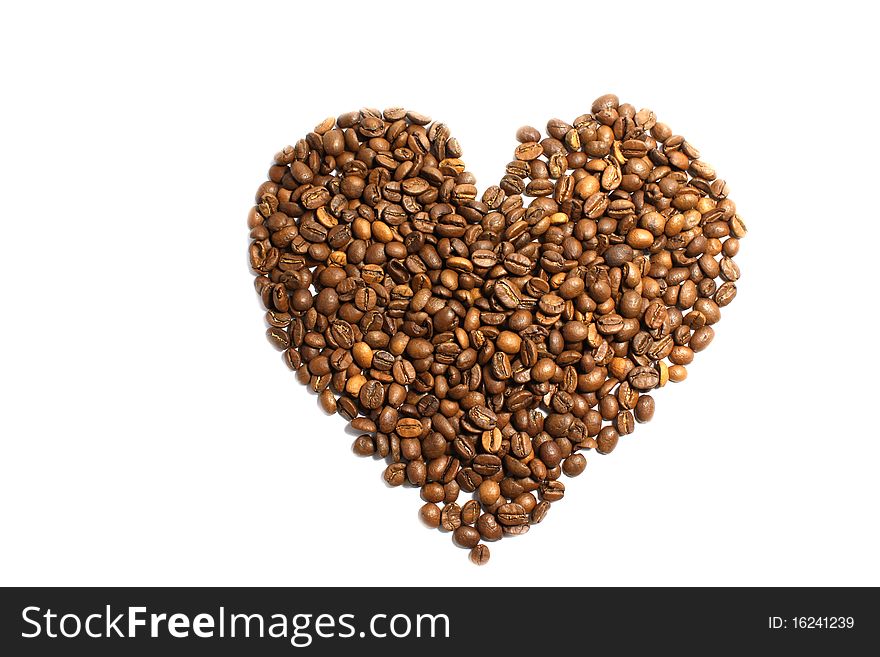 the Heart of coffee beans