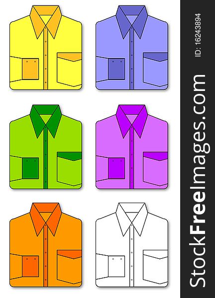 Colorful Set Of Shirts