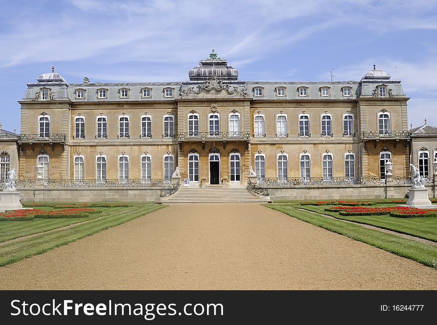 Wrest park and gardens in french style, uk europe. Wrest park and gardens in french style, uk europe