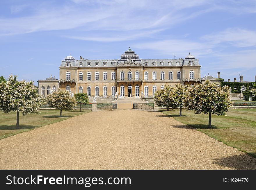 Wrest park and gardens in french style, uk europe. Wrest park and gardens in french style, uk europe