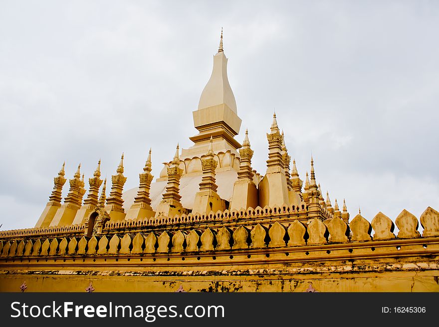 Gold Architecture Buddha Pagoda