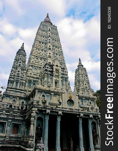 Ancient architecture buddha in thailand